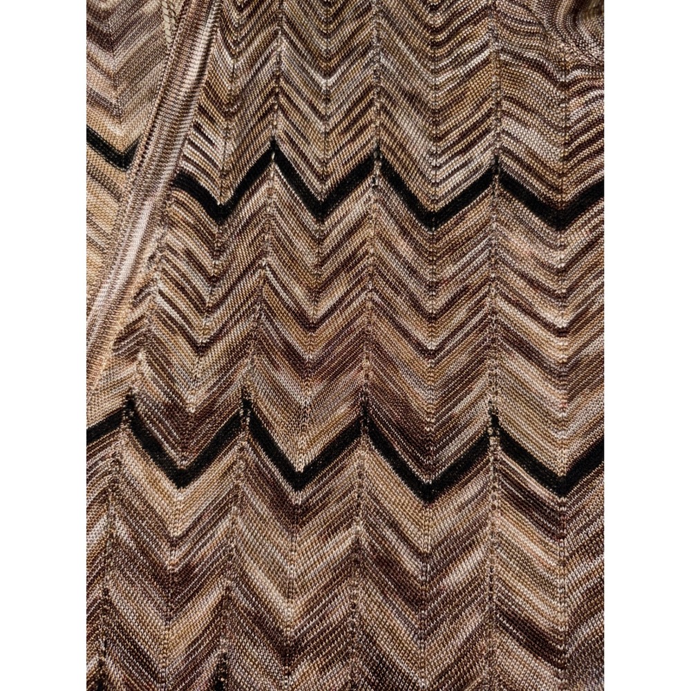 Loft Medium Cardigan Chevron Pattern Lightweight … - image 3